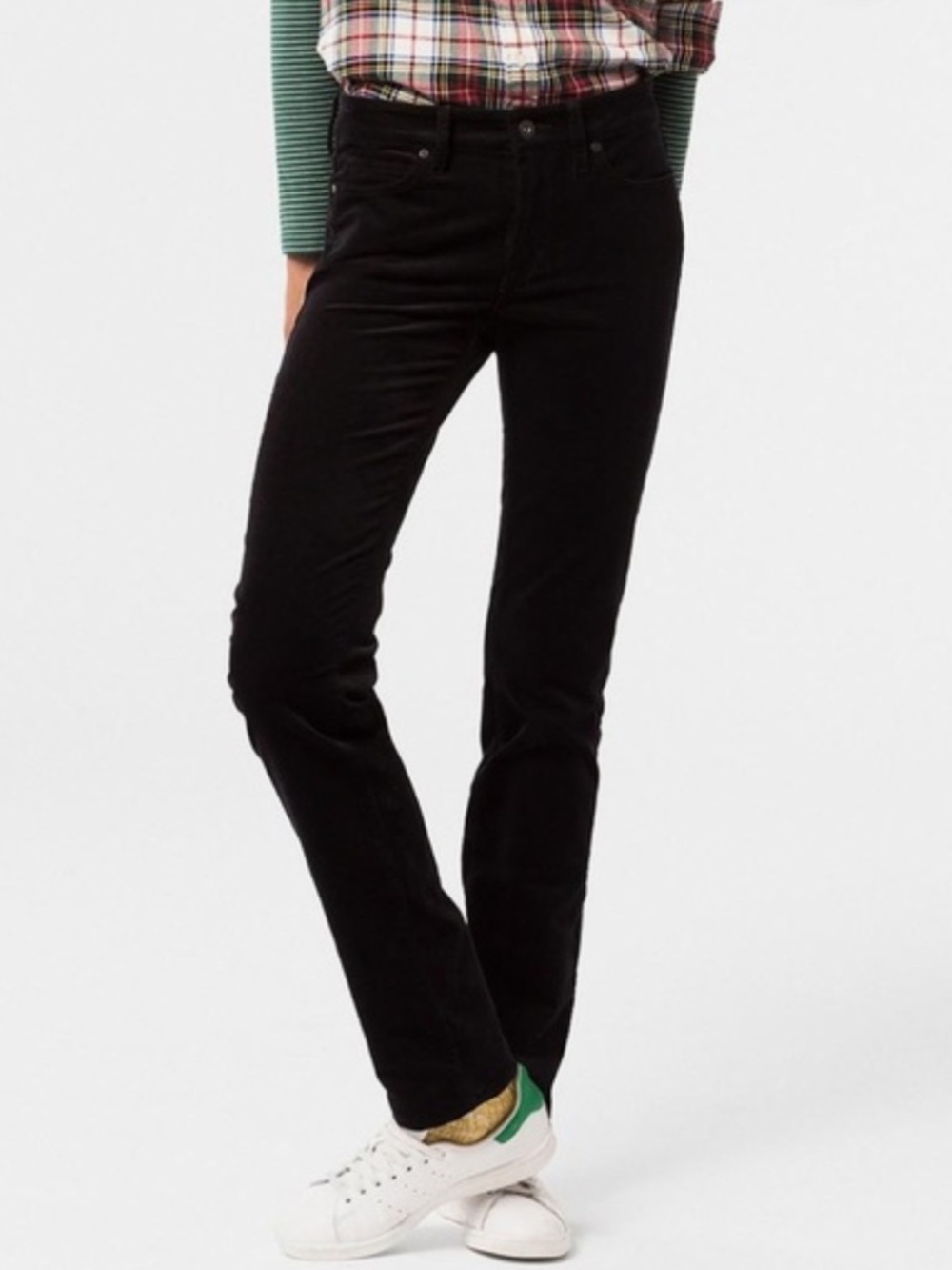 Uniqlo Women’s Black Corduroy Pull On Skinny Pants